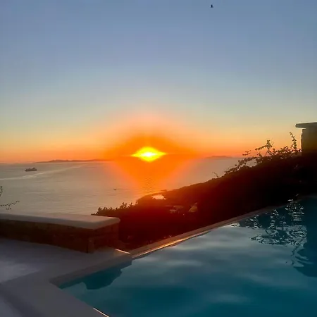 Eyeonsunset -private Pool-sea And Sunset View-privacy-quiete * Agios Stefanos (Mykonos)