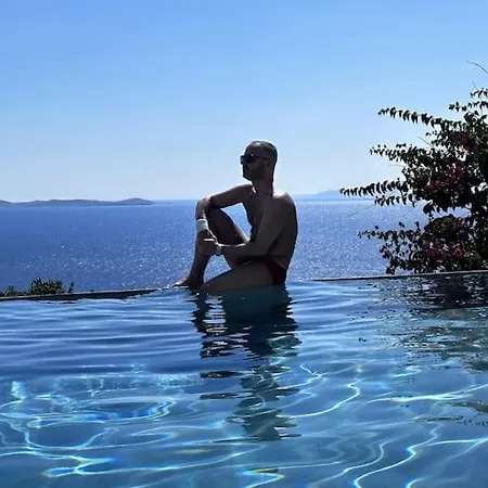 Eyeonsunset -private Pool-sea And Sunset View-privacy-quiete * Agios Stefanos (Mykonos)