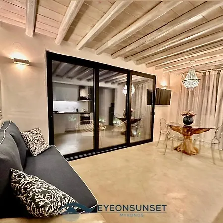 Villa Eyeonsunset -private Pool-sea And Sunset View-privacy-quiete Mykonos Town