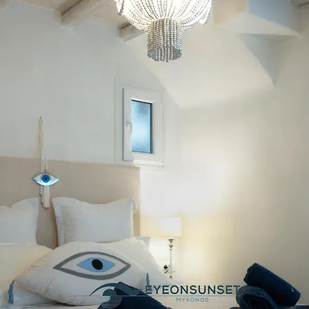 Eyeonsunset -private Pool-sea And Sunset View-privacy-quiete Mykonos Town