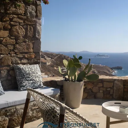 Villa Eyeonsunset -private Pool-sea And Sunset View-privacy-quiete Mykonos Town
