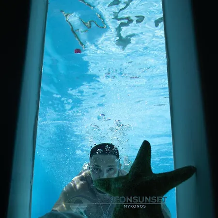 Eyeonsunset -private Pool-sea And Sunset View-privacy-quiete Mykonos Town