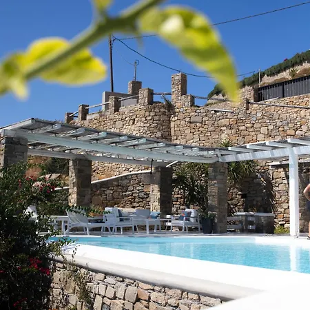 Eyeonsunset -private Pool-sea And Sunset View-privacy-quiete Villa Mykonos Town