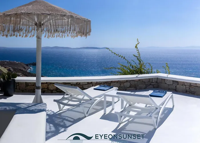 Villa Eyeonsunset -private Pool-sea And Sunset View-privacy-quiete Agios Stefanos (Mykonos)