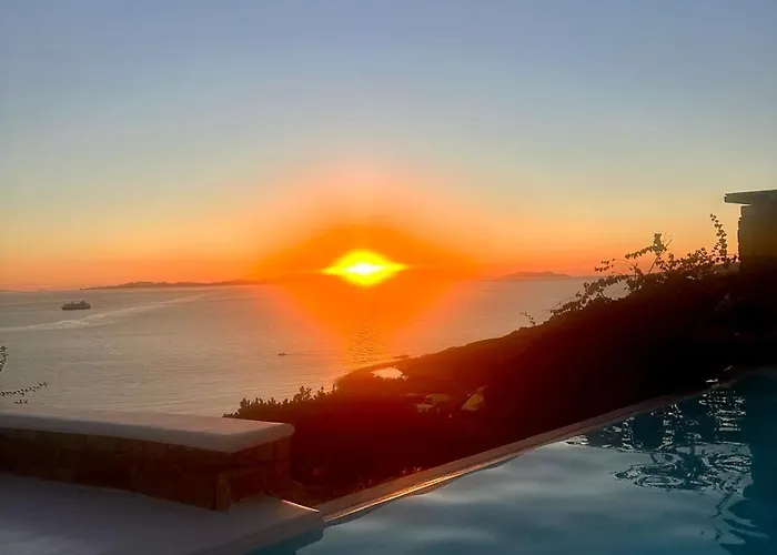 Eyeonsunset -private Pool-sea&sunset View-privacy-quiete * Agios Stefanos (Mykonos)