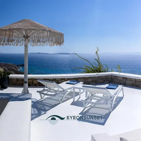 别墅 Eyeonsunset -private Pool-sea And Sunset View-privacy-quiete 圣斯特凡诺斯